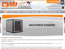 Tablet Screenshot of cwbmetal.com.br